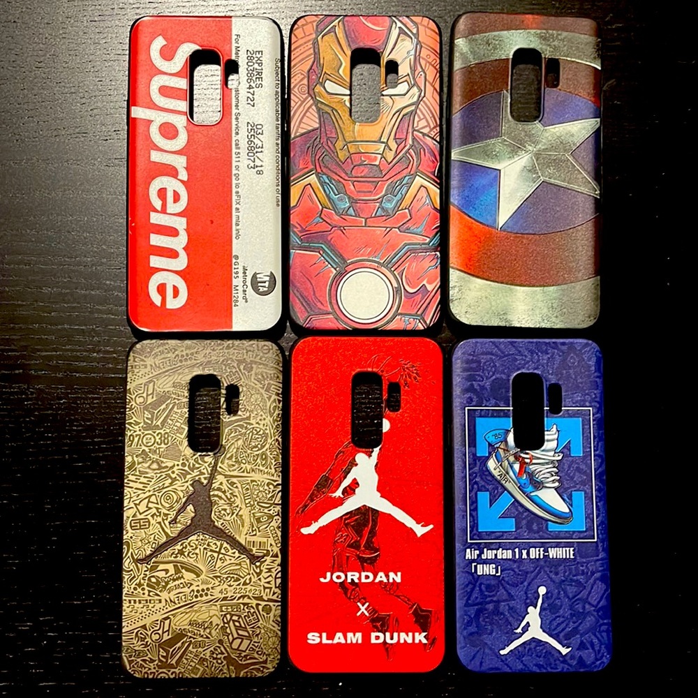 All 6 Samsung S9+phone cases